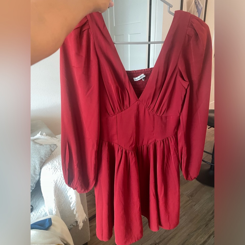 Abercrombie corset flowy dress